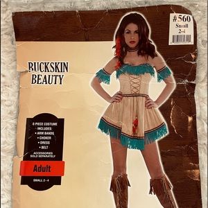 Women’s Halloween Costume Buckskin Beauty small